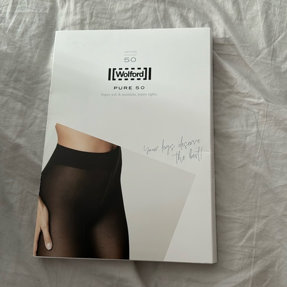 Wolford Pure 50 tights size small new - Picture 1 of 6